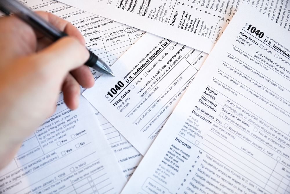 Tax,Paperwork,For,Internal,Revenue,Service,Irs,Showing,Financial,Accounting